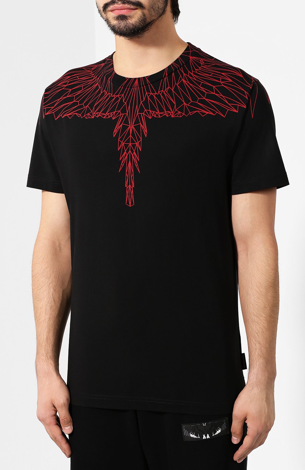 Хлопковая футболка MARCELO BURLON, арт. CMAA018F19001096, фото 3