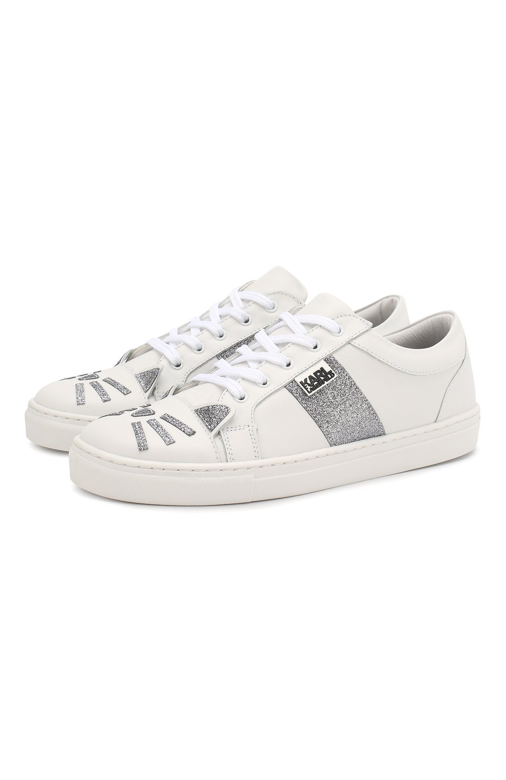 Кожаные кеды KARL LAGERFELD KIDS, арт. Z19028/36-39, фото 1