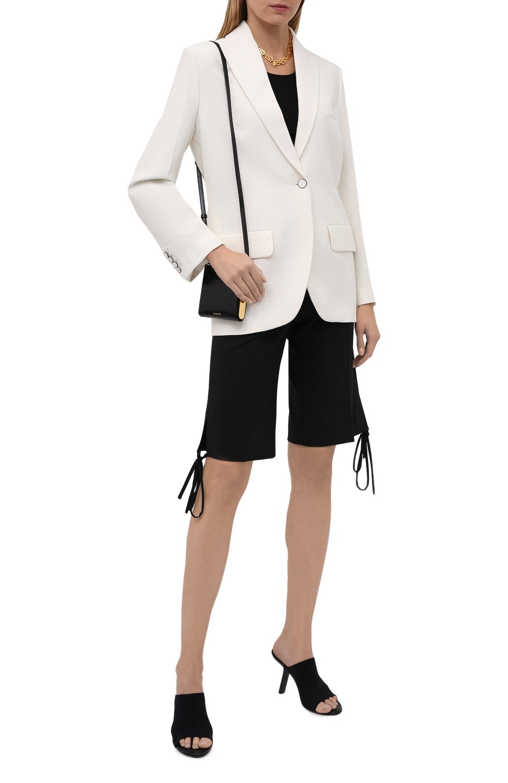 Жакет из вискозы и шерсти OFF-WHITE, арт. 0WEF064S21FAB003, фото 2