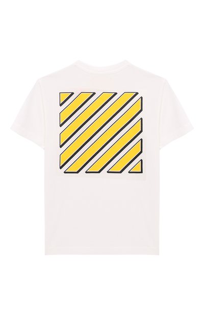 Хлопковая футболка OFF-WHITE, арт. 0BAA002S24JER009/4-10, фото 2