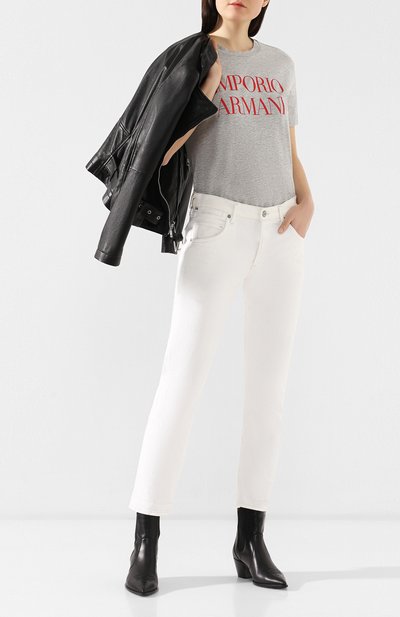 Хлопковая футболка EMPORIO ARMANI, арт. 3G2T69/2J07Z, фото 2