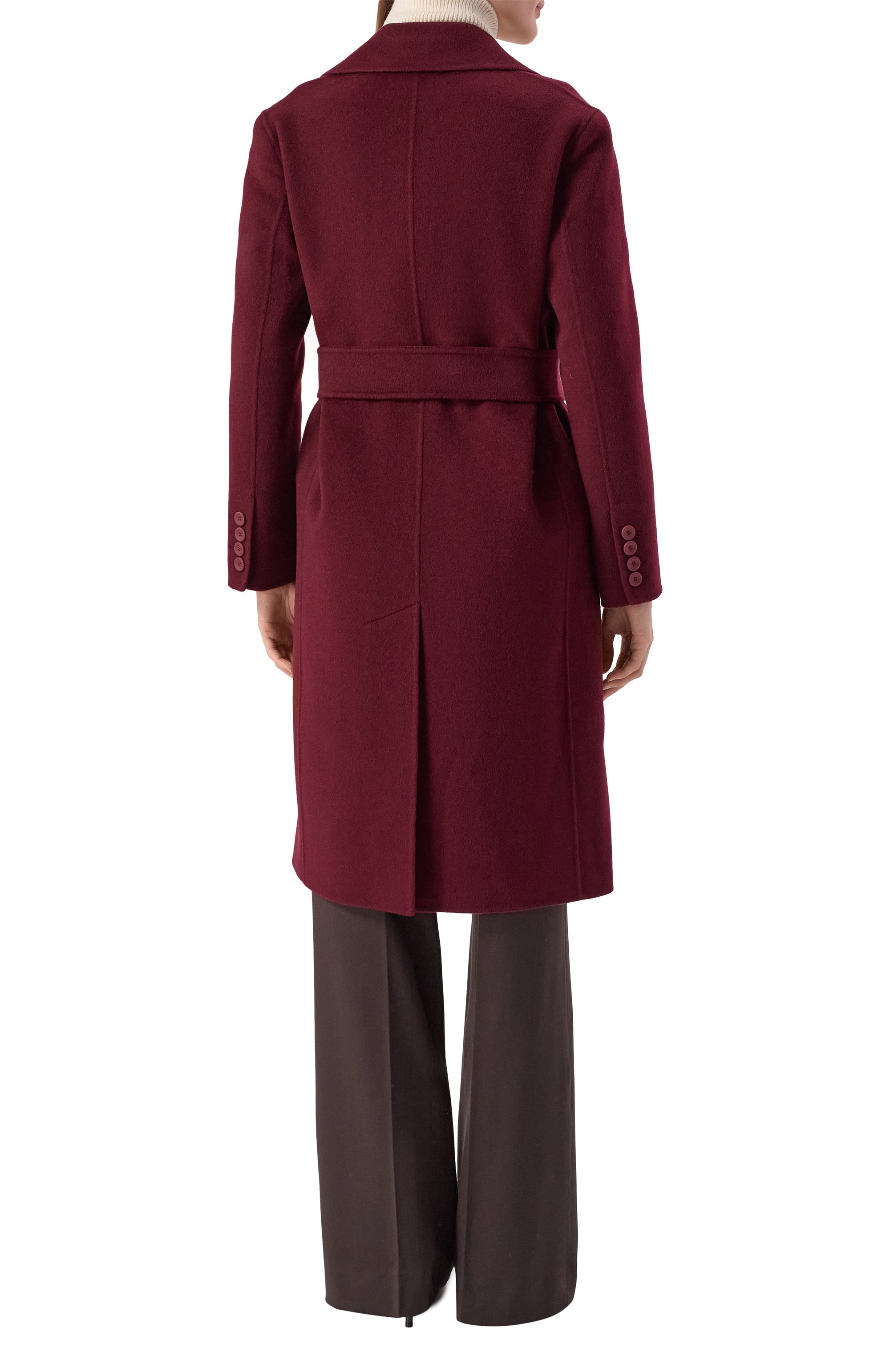 Пальто из шерсти и кашемира MAX MARA STUDIO, арт. CANNETI, фото 4