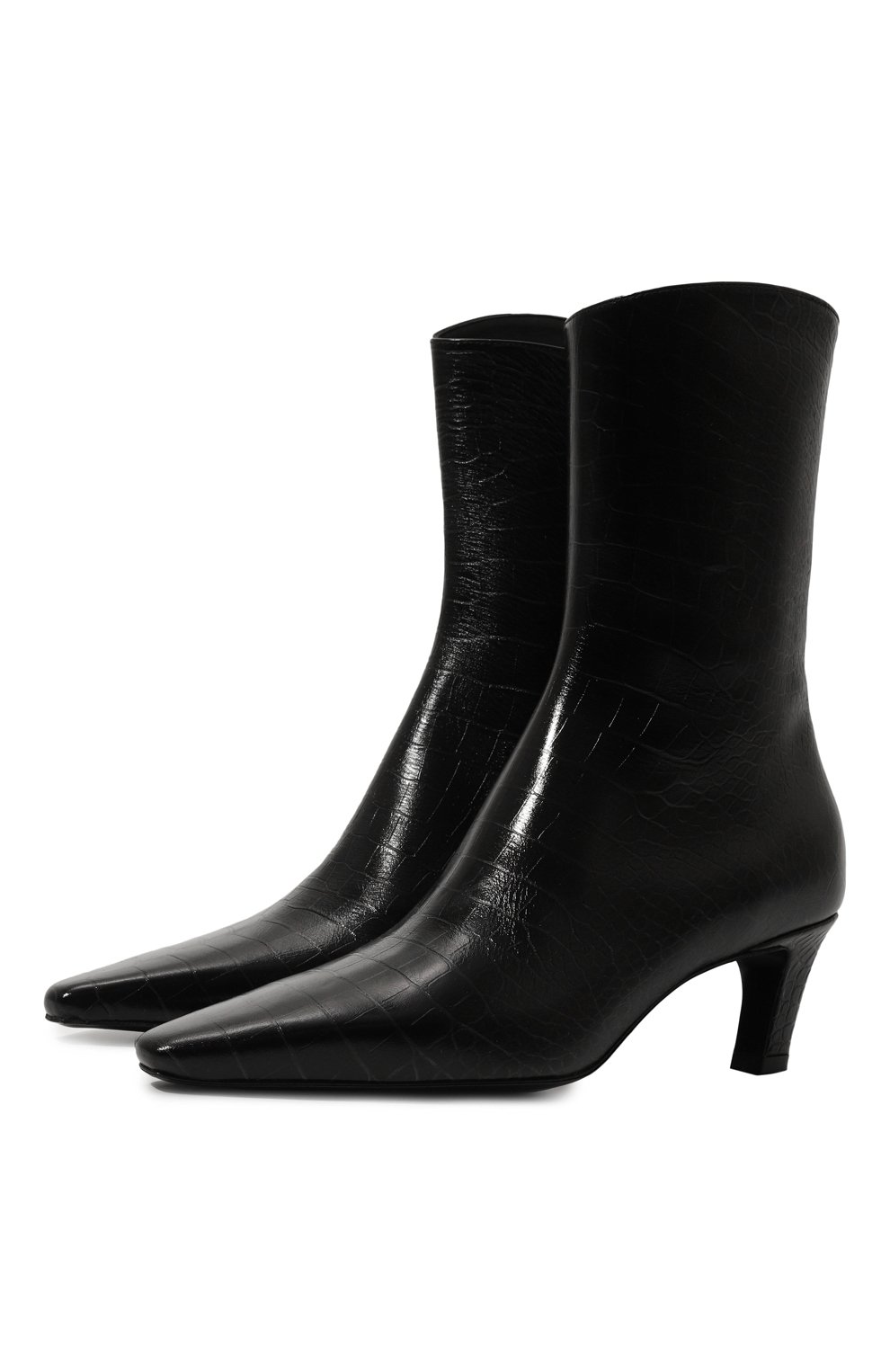 Кожаные ботильоны kay 50 MATTIA CAPEZZANI черного цвета по цене 59900 руб., арт. W360/C0CC0, фото 1 Кожаные ботильоны kay 50 MATTIA CAPEZZANI, арт. W360/C0CC0, фото 1