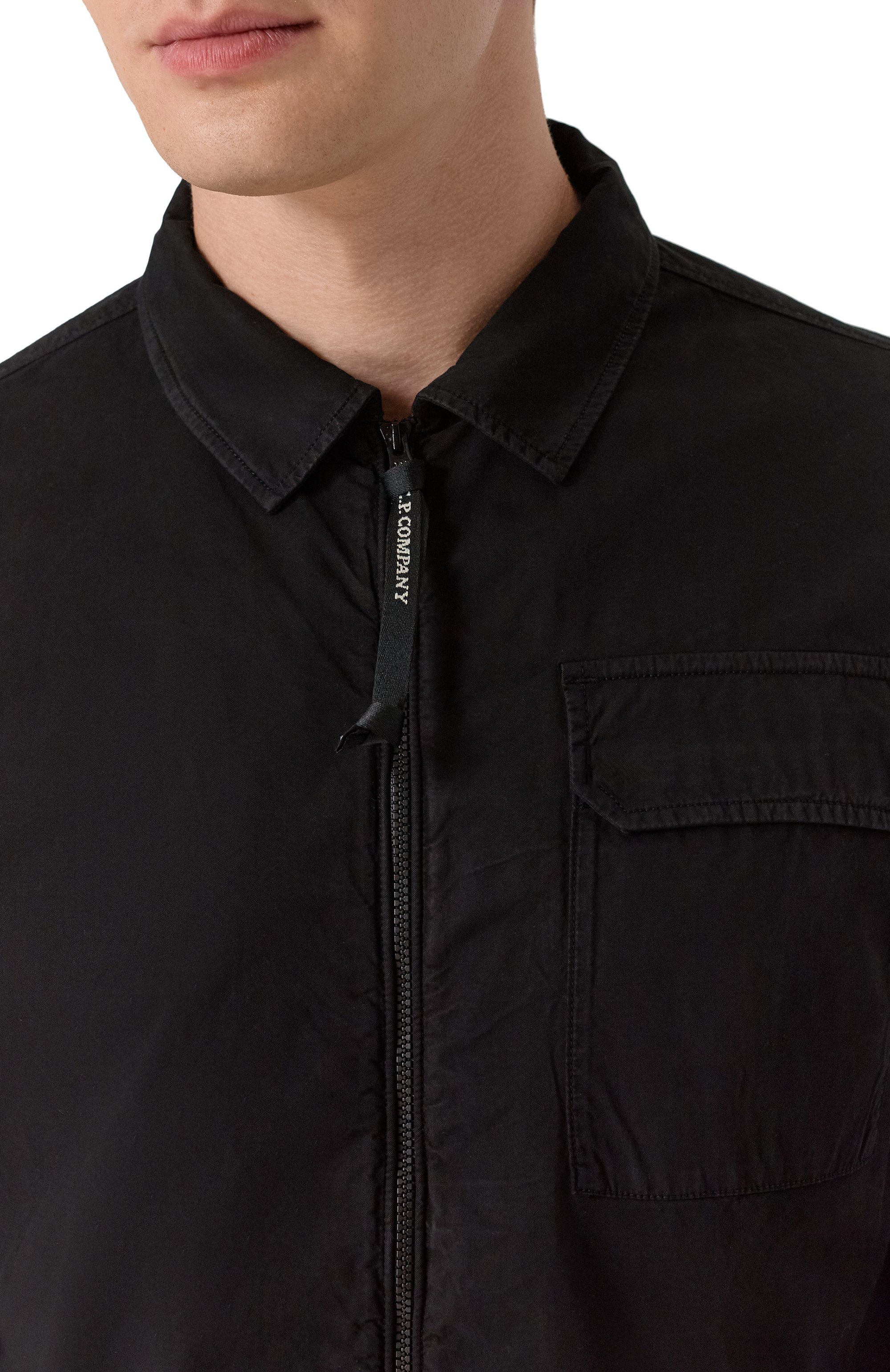 Хлопковая куртка-рубашка C.P. COMPANY, арт. RCCM0S705A110143G, фото 5