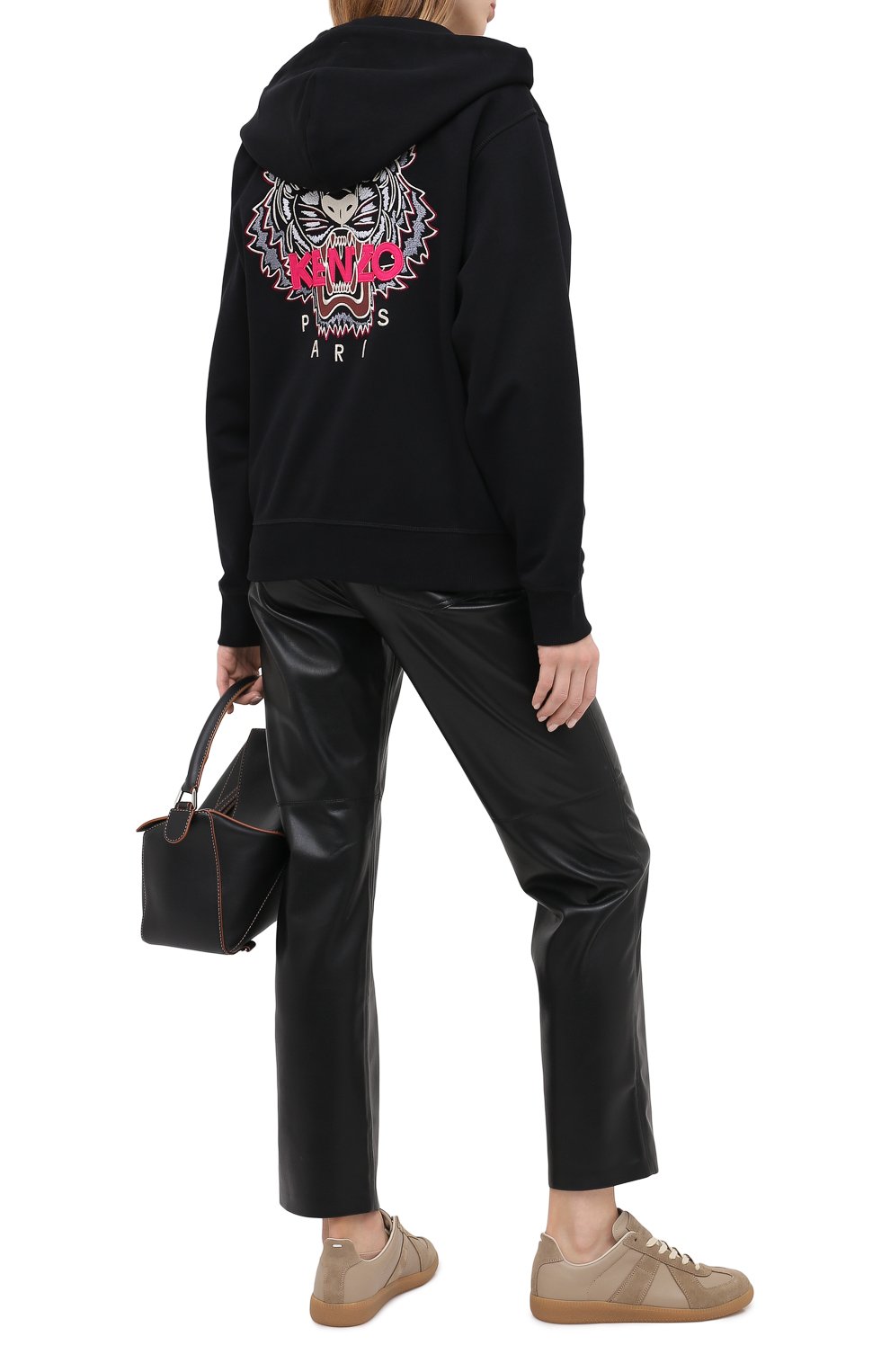 Хлопковая толстовка KENZO черного цвета по цене 35350 руб., арт. FA62BL8014XA, фото 2 Хлопковая толстовка KENZO, арт. FA62BL8014XA, фото 2