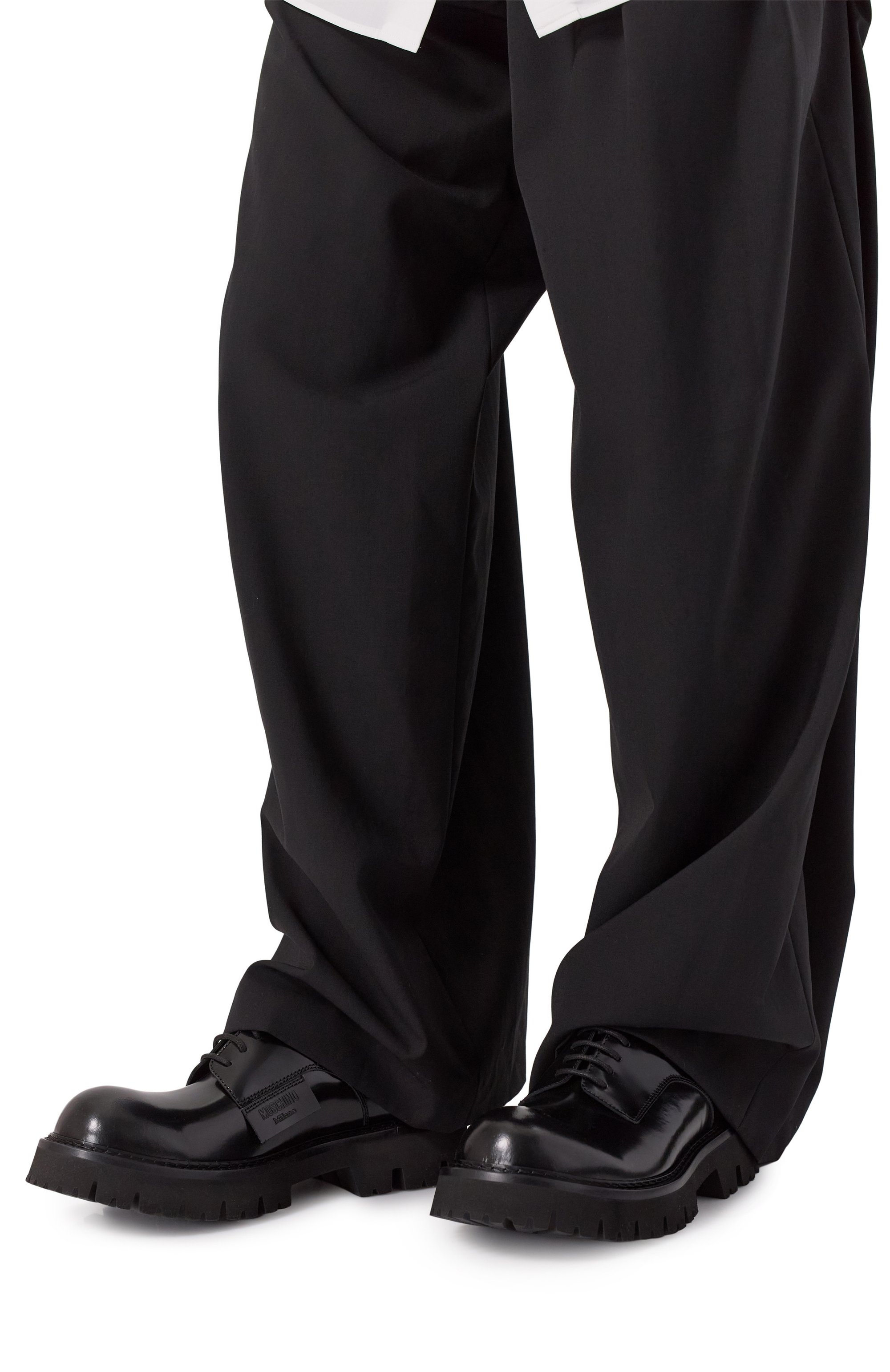 Кожаные дерби MOSCHINO, арт. MB10504G0N/GB5, фото 3