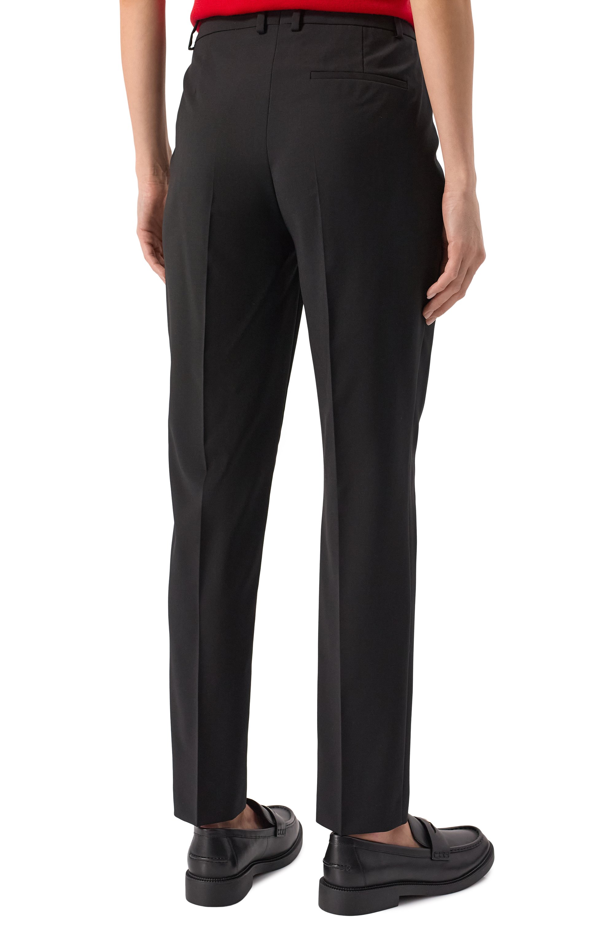 Шерстяные брюки BOSS, арт. 50490051, фото 4