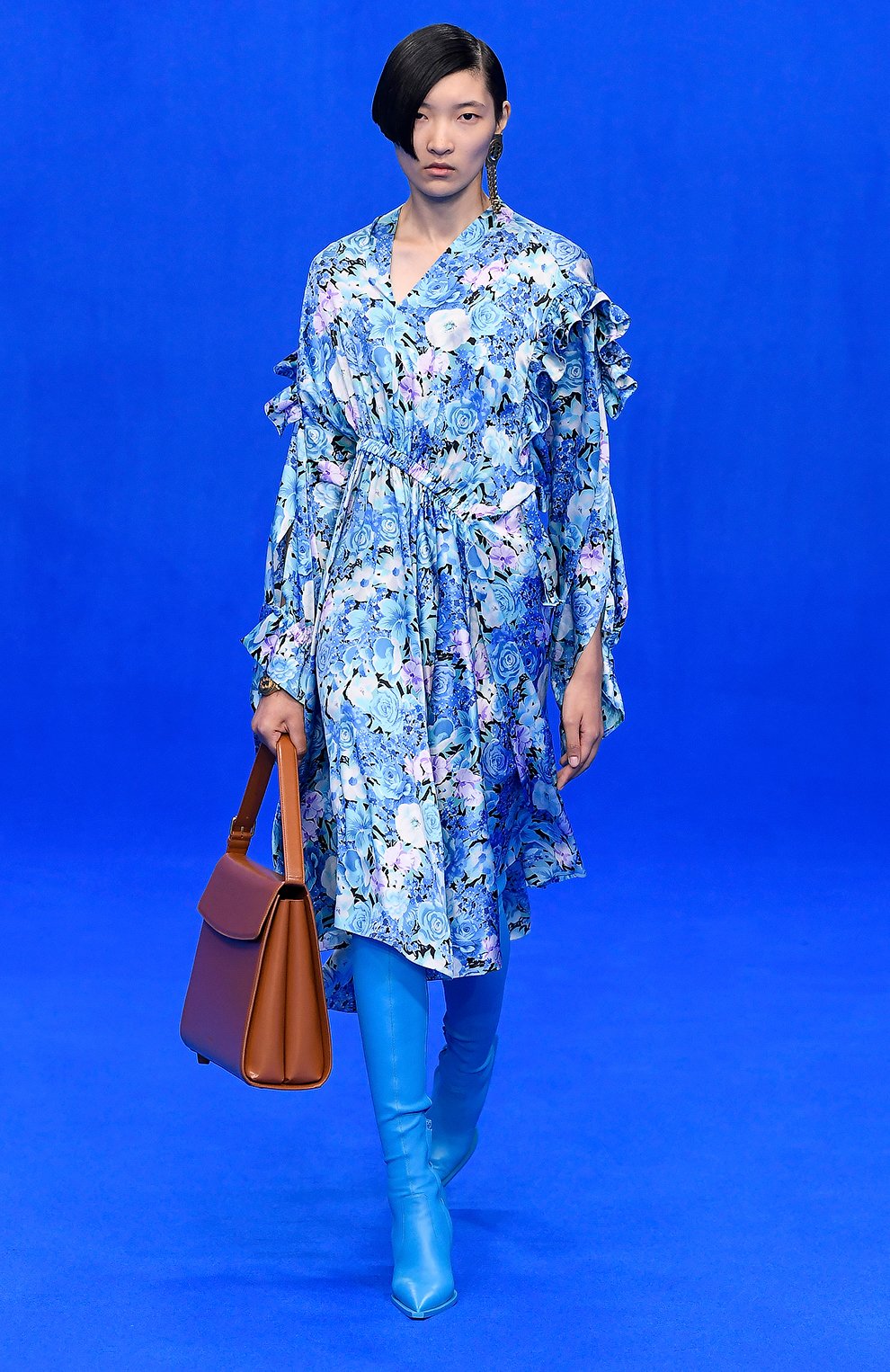 Шелковое платье BALENCIAGA, арт. 621419/TILB4, фото 6