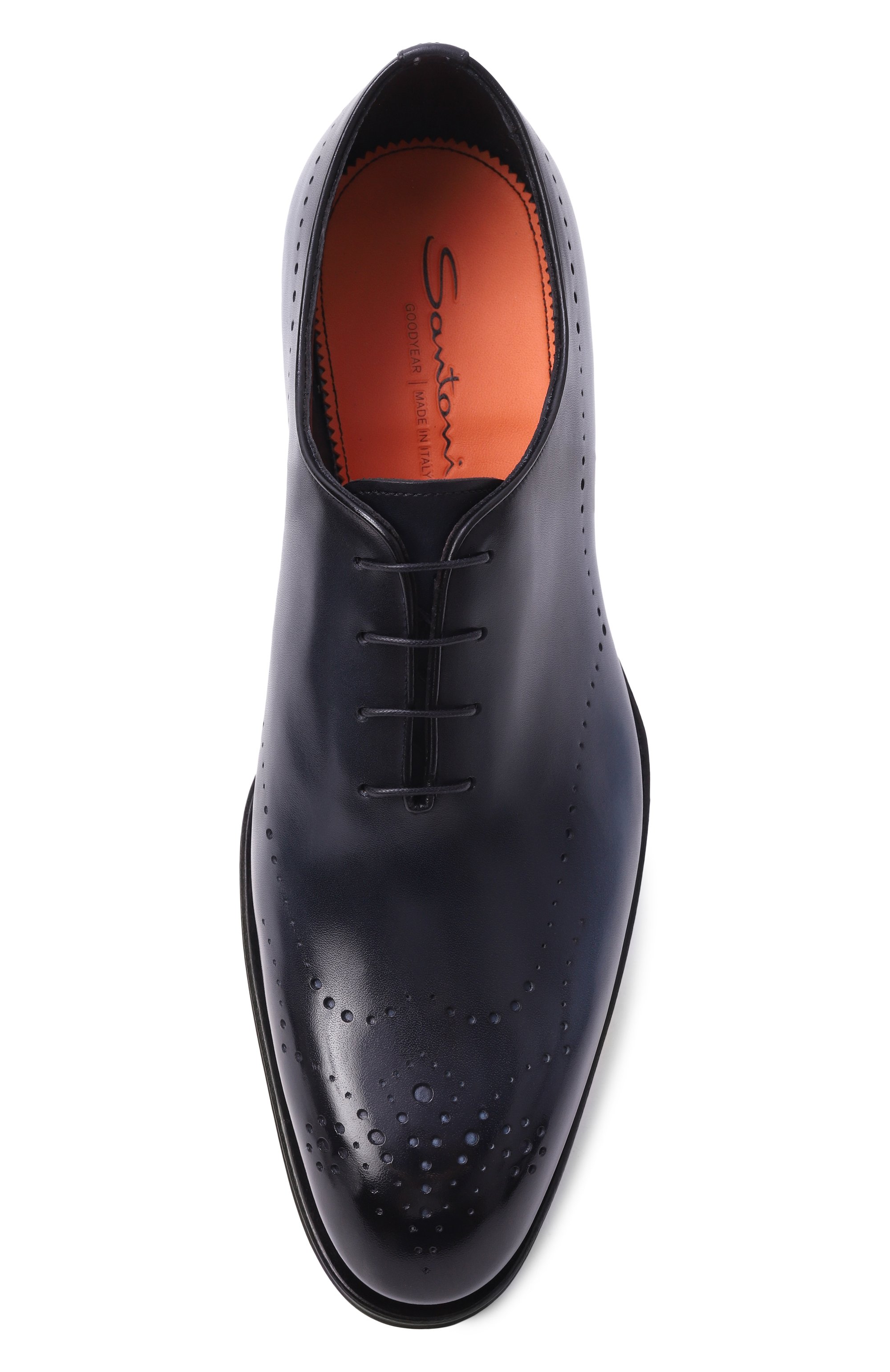 Кожаные оксфорды carter SANTONI, арт. MCCG18542MC8HRAG, фото 6