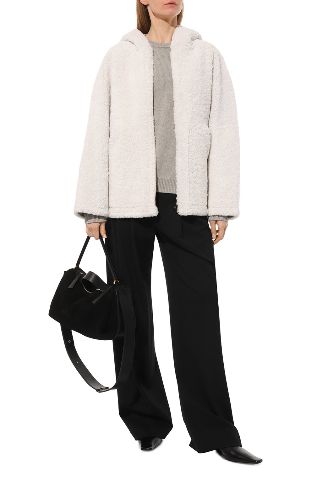 Дубленка из овчины MANZONI24, арт. 23M1221-S18N, фото 2