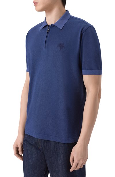 Поло из хлопка и шелка STEFANO RICCI, арт. K919078P31/T26101, фото 3