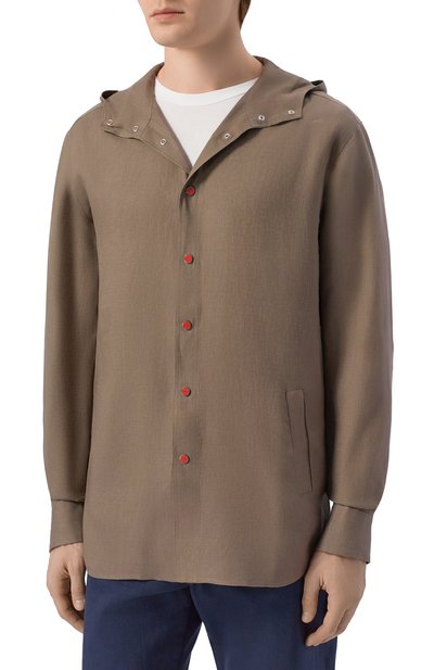 Льняная рубашка KITON, арт. UMCMARH09701, фото 3