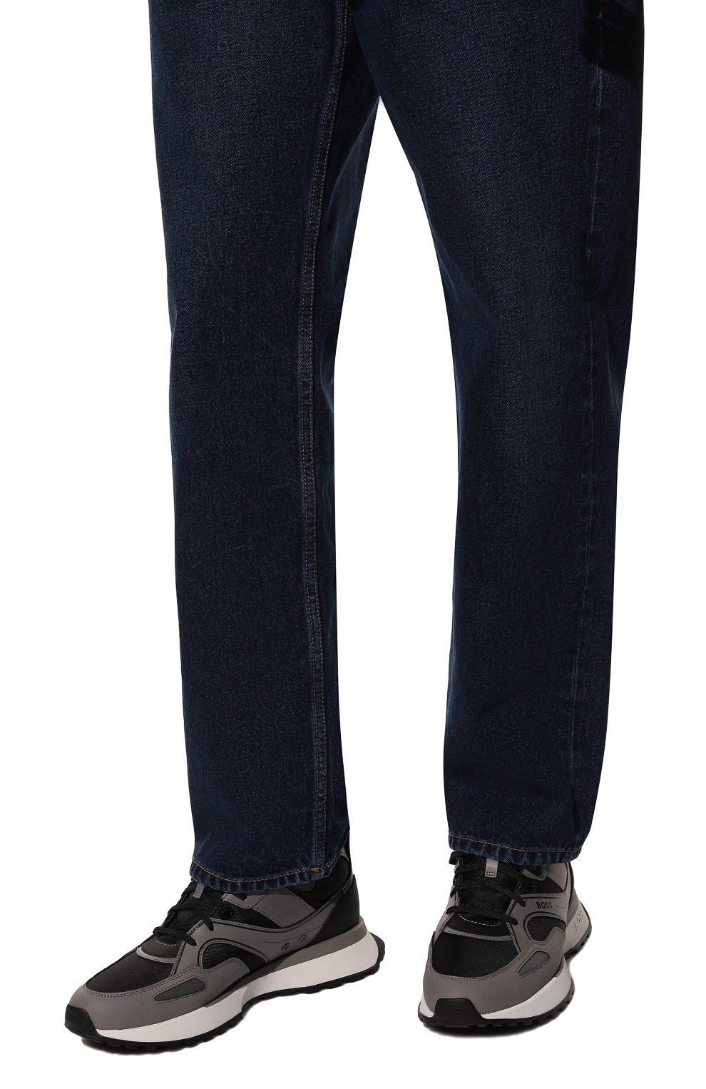 Комбинированные кроссовки BOSS, арт. 50487591, фото 3