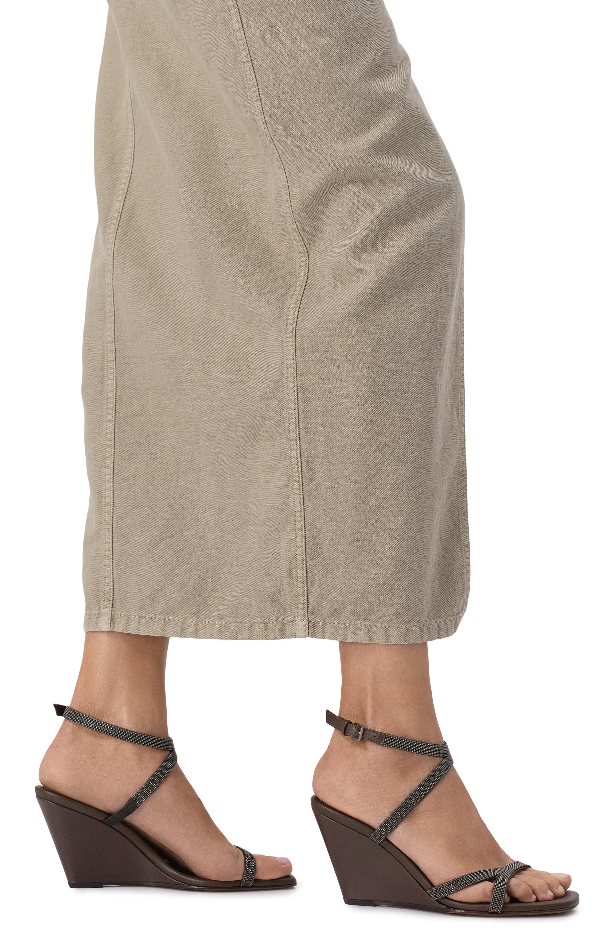 Кожаные босоножки BRUNELLO CUCINELLI, арт. MZSKC2952, фото 3