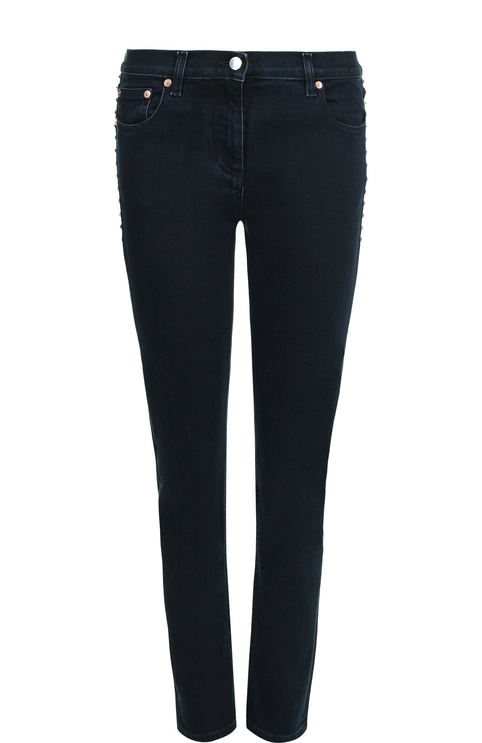 Джинсы прямого кроя с декоративной отделкой VALENTINO, арт. QB3DD07H45L, фото 1