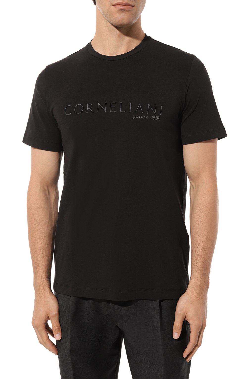 Хлопковая футболка CORNELIANI, арт. 92G578-3825009, фото 3