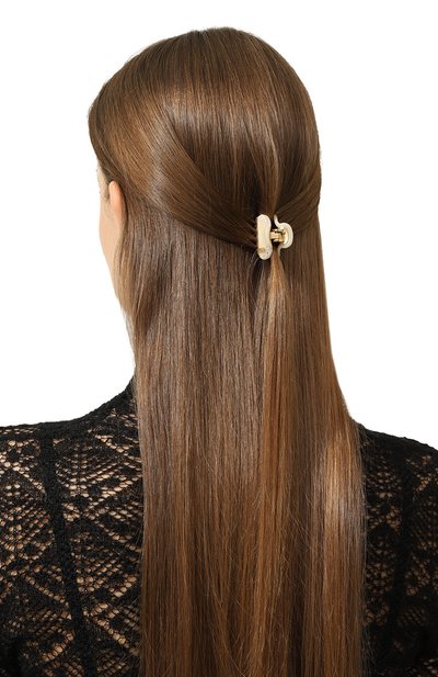 Заколка для волос ALEXANDRE DE PARIS кремового цвета по цене 7960 руб., арт. ICCB-12831-03P24 OI, фото 2 Заколка для волос ALEXANDRE DE PARIS, арт. ICCB-12831-03P24 OI, фото 2