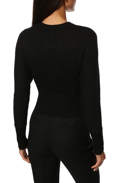 Кардиган DOLCE & GABBANA черного цвета по цене 99500 руб., арт. FX231T/JAMJP/0UTLET AW22-23, фото 4 Кардиган DOLCE & GABBANA, арт. FX231T/JAMJP/0UTLET AW22-23, фото 4