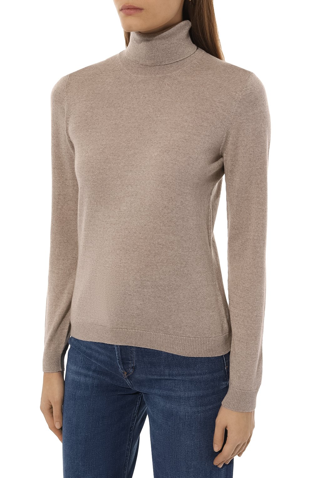 Шерстяная водолазка GRAN SASSO бежевого цвета по цене 25300 руб., арт. 54213/14202, фото 3 Шерстяная водолазка GRAN SASSO, арт. 54213/14202, фото 3