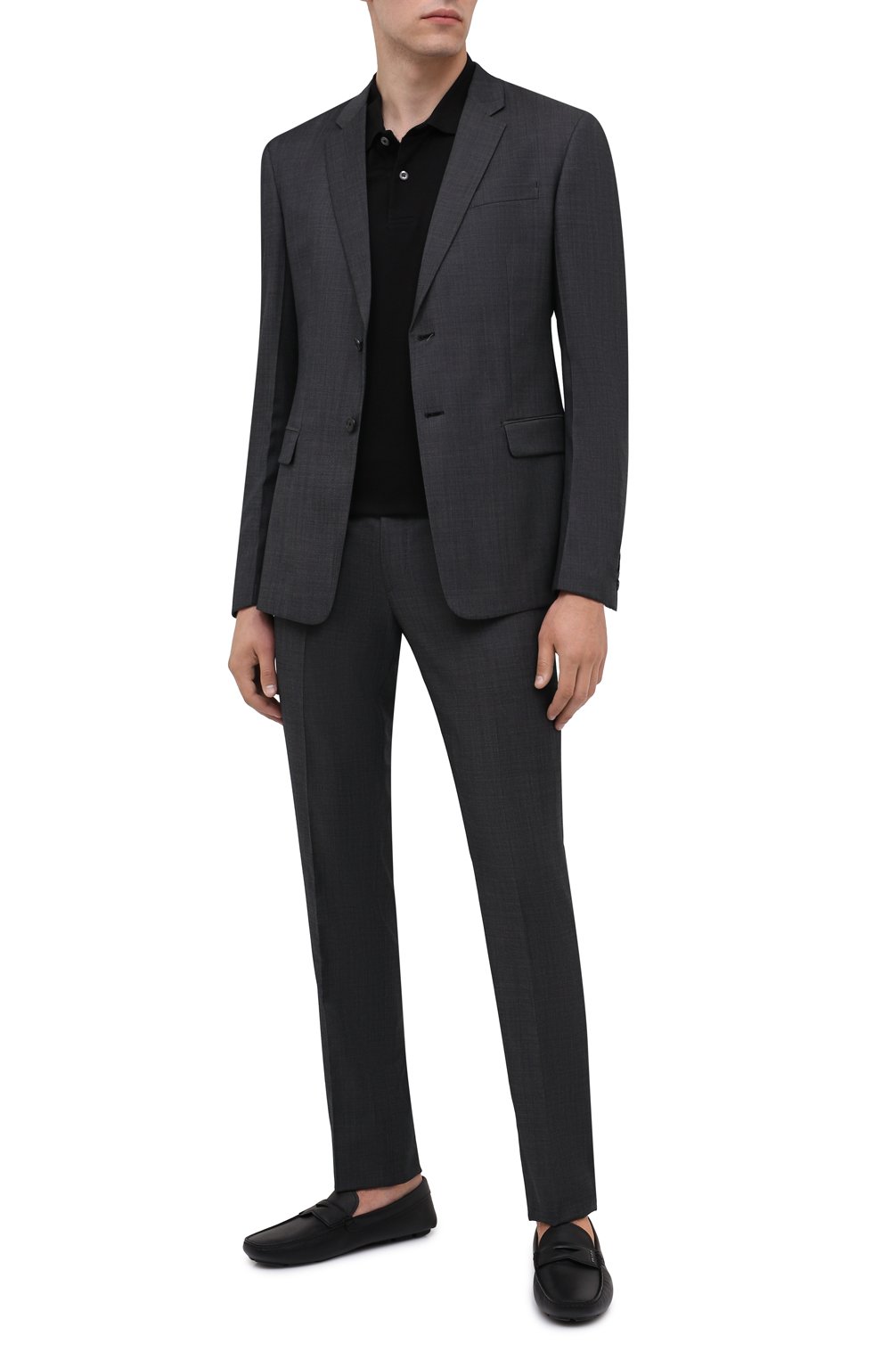 Кожаные мокасины PRADA, арт. 2DD158-053-F0002-U00I, фото 2