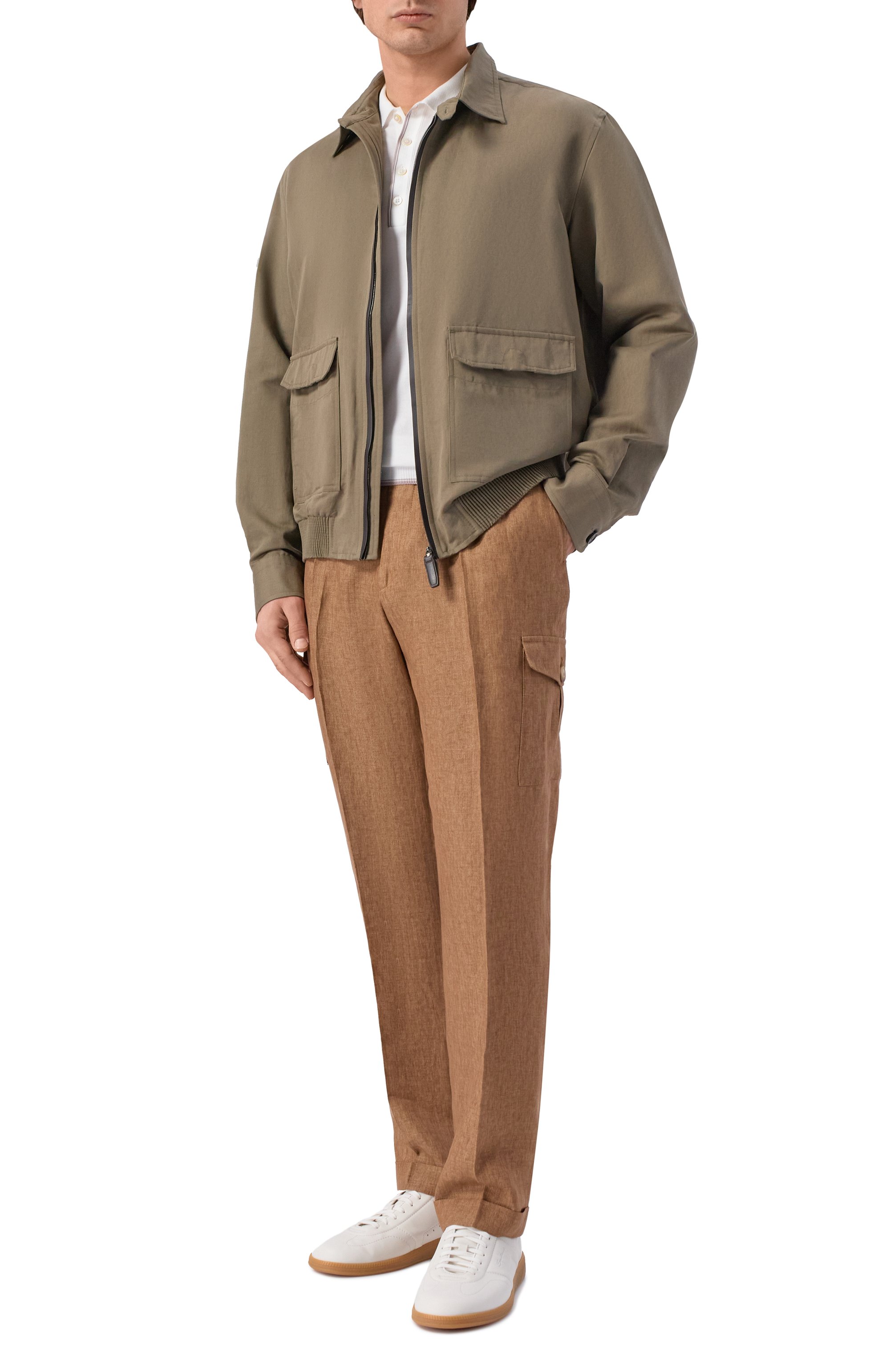 Льняные брюки-карго GRAN SASSO, арт. 76111/57817, фото 2