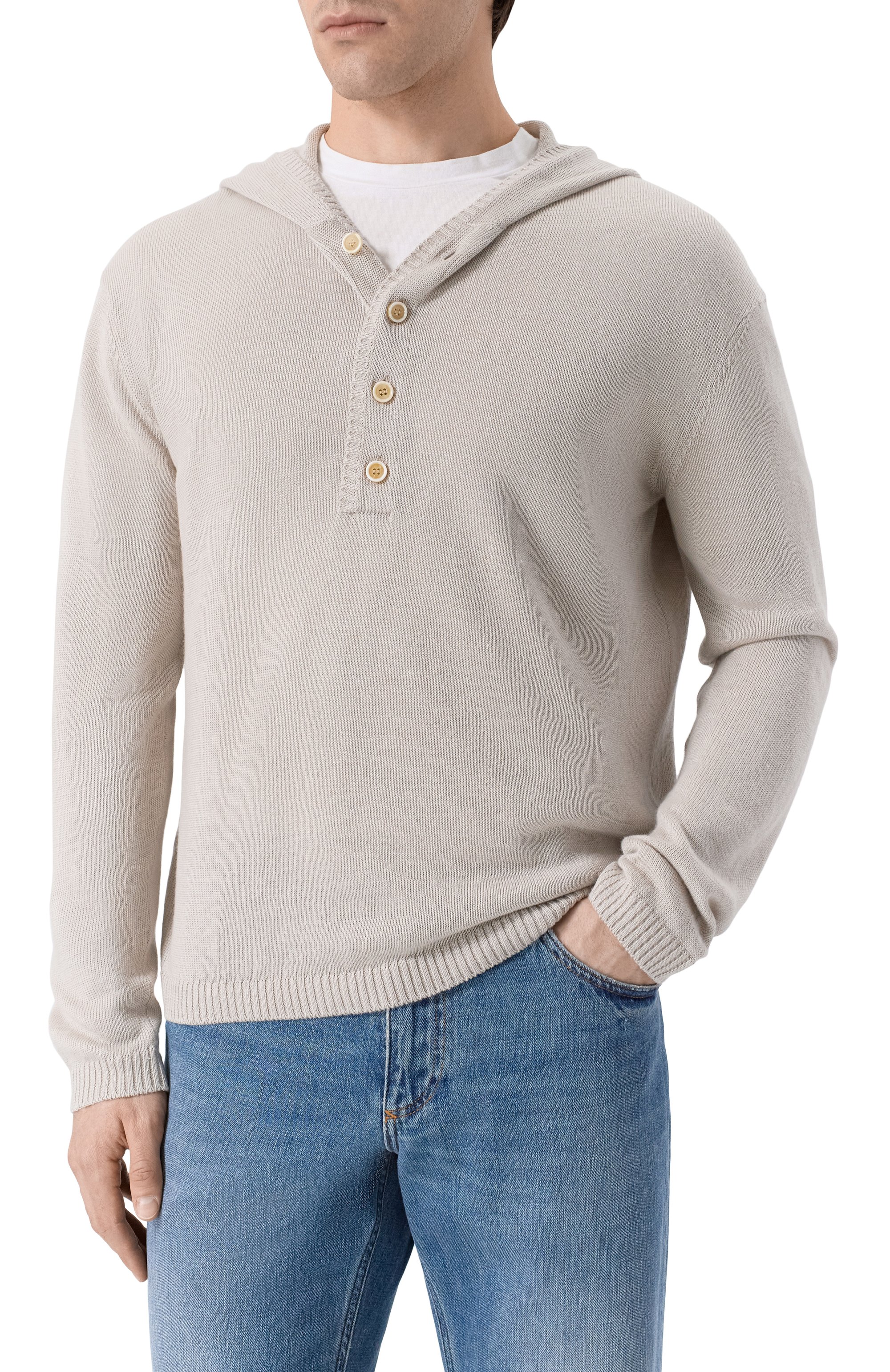 Худи изо льна и кашемира MVST, арт. 25E/X1P/0/A003/7639, фото 3