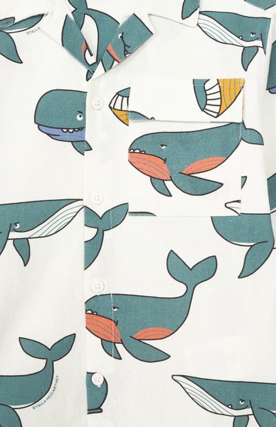 Хлопковая рубашка STELLA MCCARTNEY, арт. TY5P71, фото 3