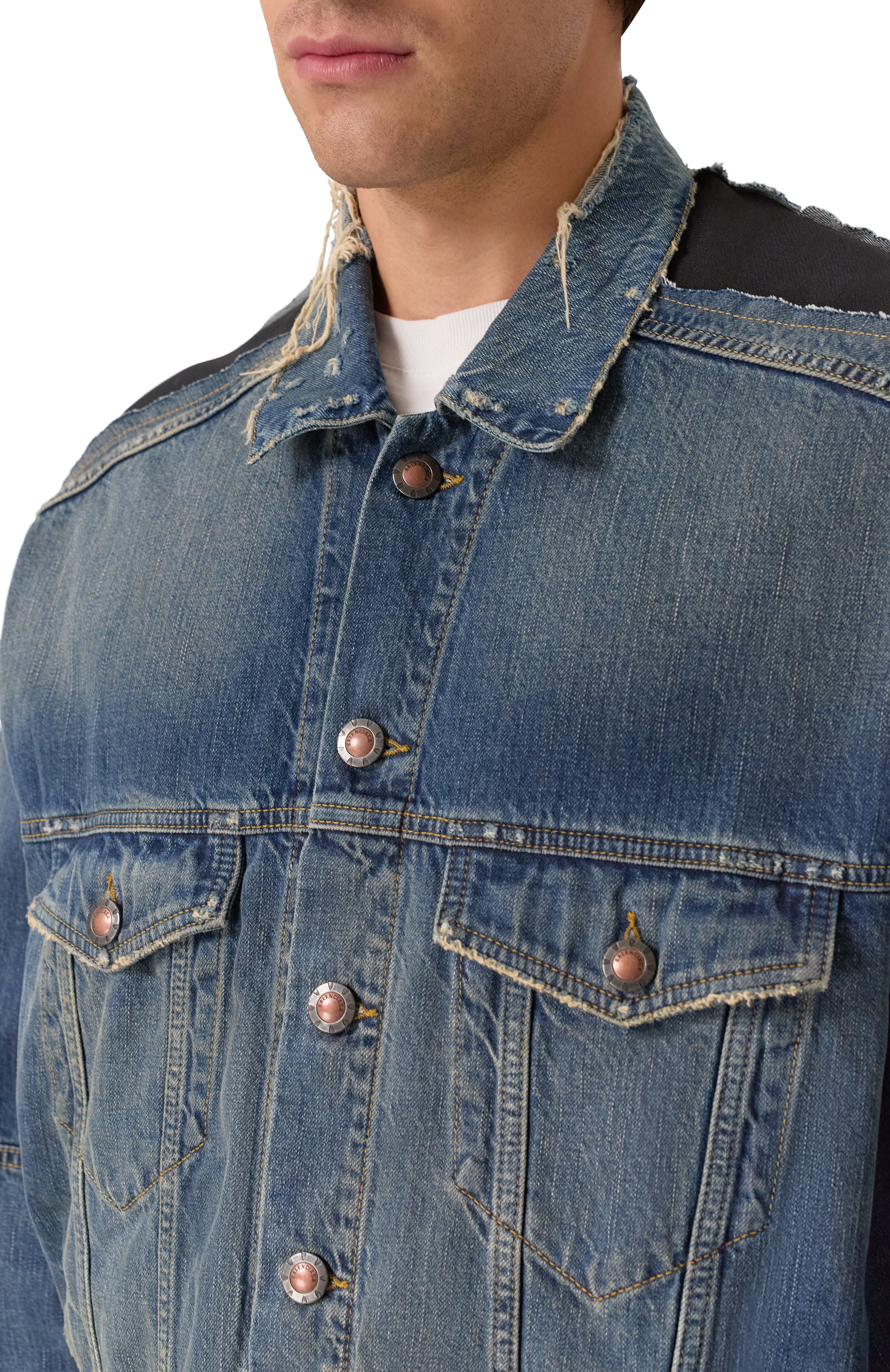 Джинсовая куртка BALENCIAGA, арт. 831688/TSW71, фото 5