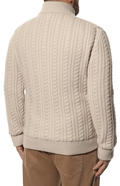 Кашемировый бомбер с меховой подкладкой ANDREA CAMPAGNA, арт. 21U266-XCNMER/58-60, фото 4