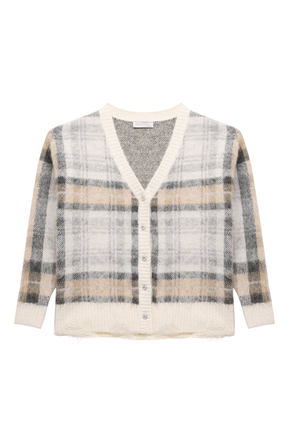 Кардиган MONNALISA разноцветного цвета по цене 19350 руб., арт. 17D800, фото 1 Кардиган MONNALISA, арт. 17D800, фото 1