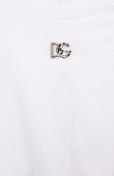 Хлопковая футболка DOLCE & GABBANA, арт. L5JTJQ/G7J6Q/8-14, фото 3