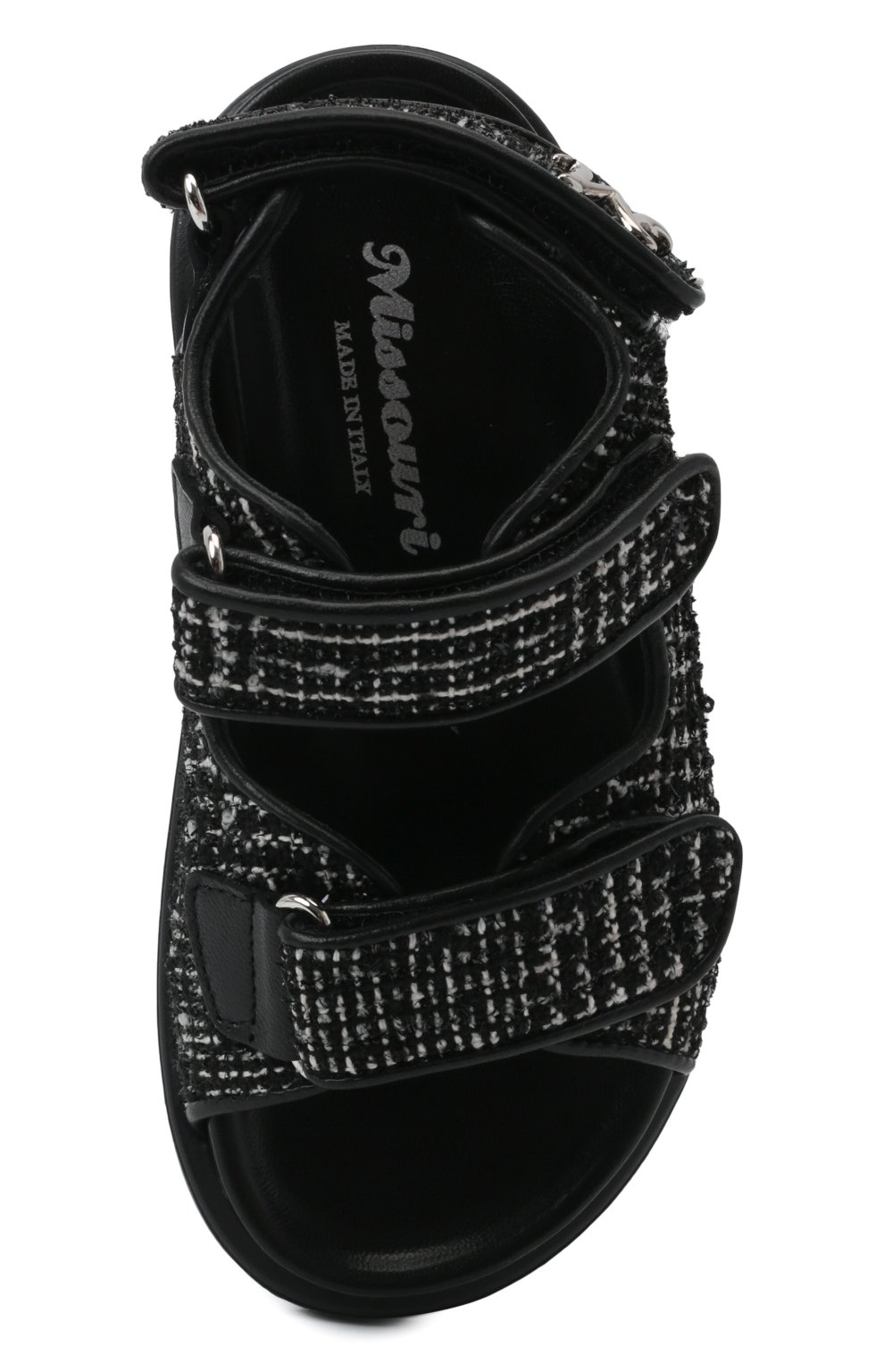 Сандалии MISSOURI черного цвета по цене 23750 руб., арт. 56421T/27-30, фото 4 Сандалии MISSOURI, арт. 56421T/27-30, фото 4