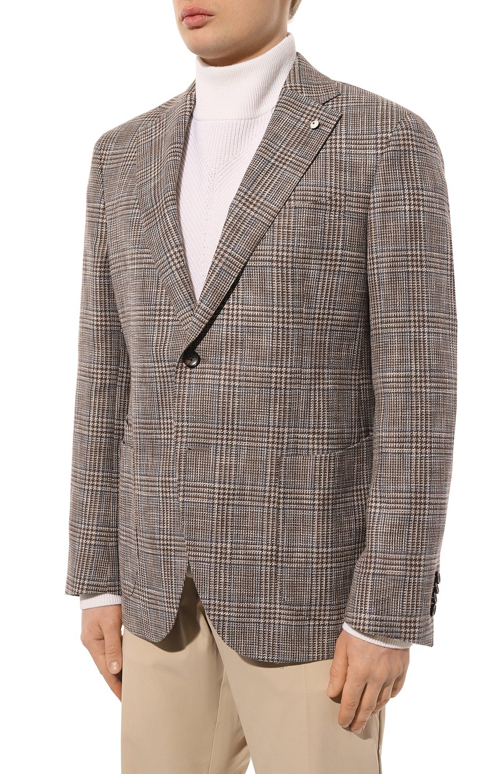 Пиджак из хлопка и льна L.B.M. 1911, арт. 2411/42304, фото 3