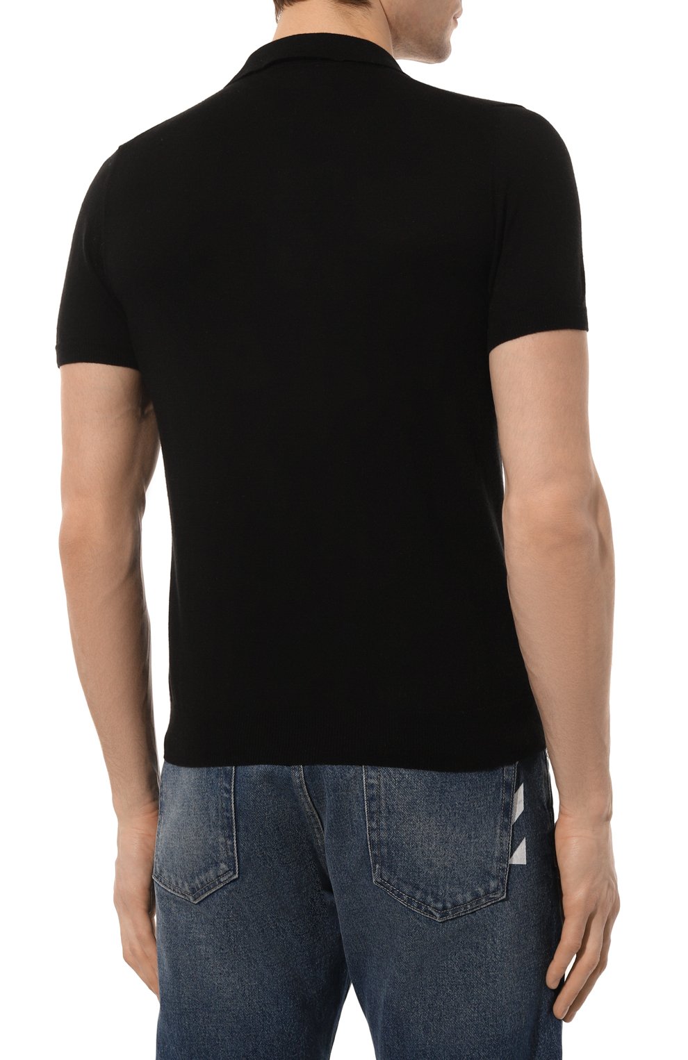 Поло из хлопка и шелка IL BORGO CASHMERE, арт. MS58-1431G0, фото 4