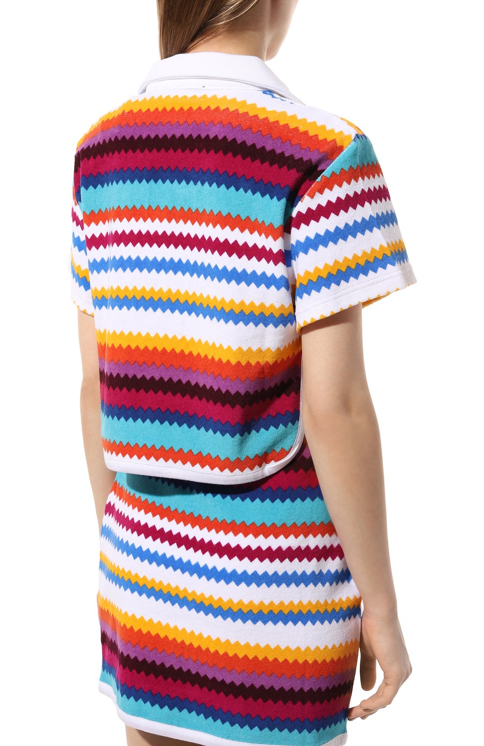 Хлопковой пуловер MISSONI разноцветного цвета по цене 42150 руб., арт. MS24SK0D/BJ00J8, фото 4 Хлопковой пуловер MISSONI, арт. MS24SK0D/BJ00J8, фото 4