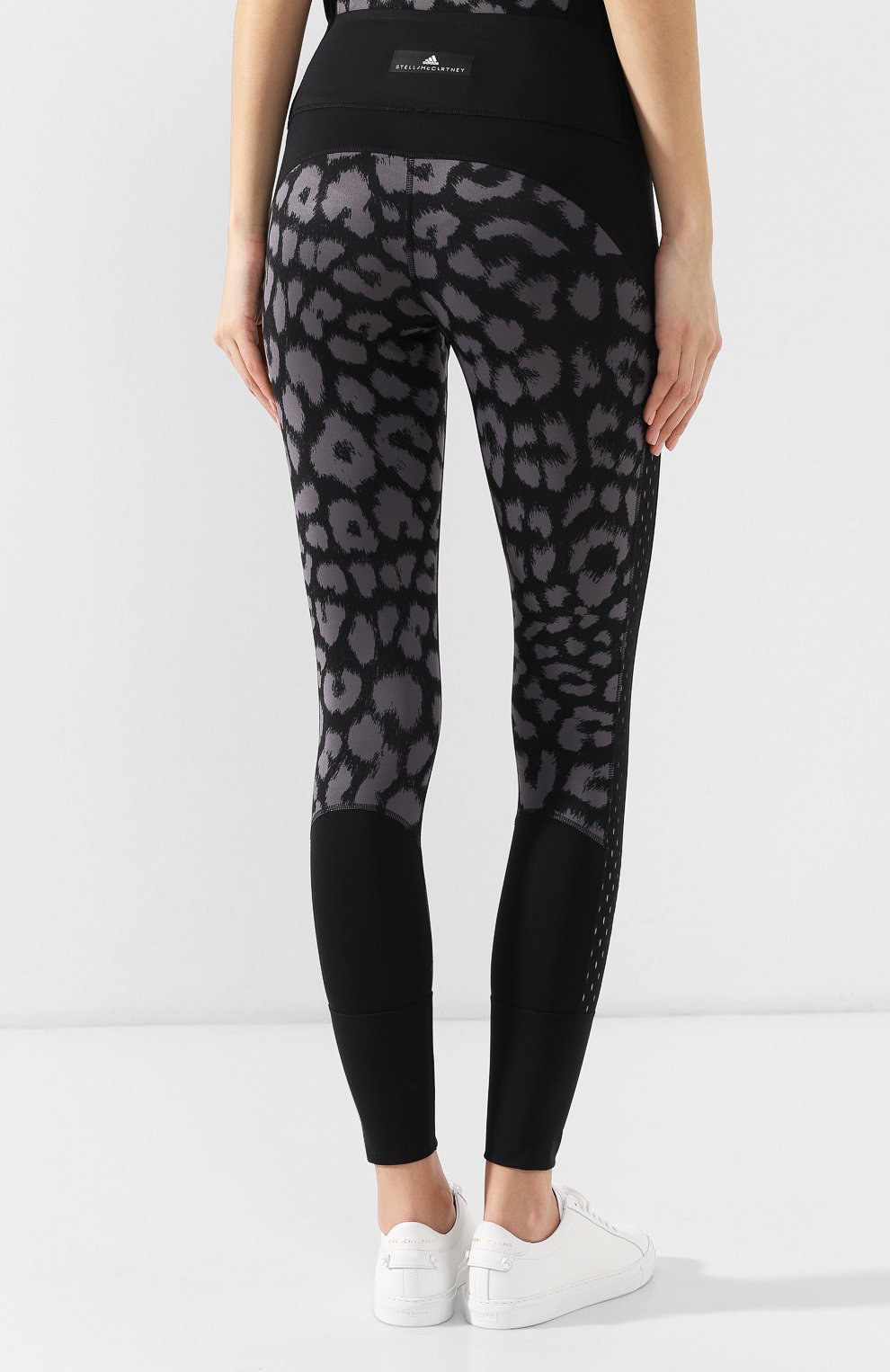Легинсы с принтом ADIDAS BY STELLA MCCARTNEY черного цвета по цене 7255 руб., арт. DT9388, фото 4 Легинсы с принтом ADIDAS BY STELLA MCCARTNEY, арт. DT9388, фото 4