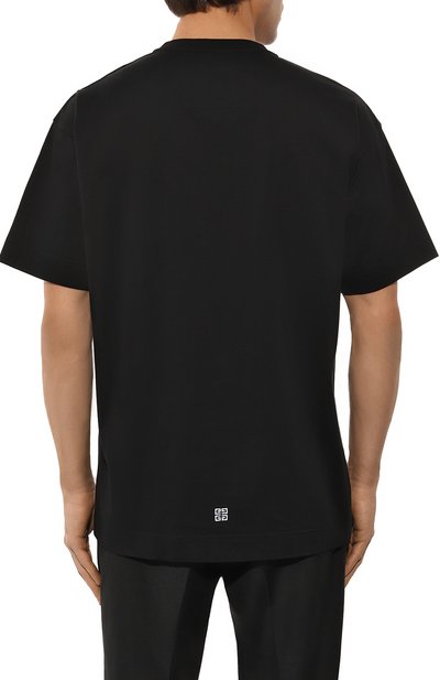 Хлопковая футболка GIVENCHY, арт. BM71JA3YMU, фото 4