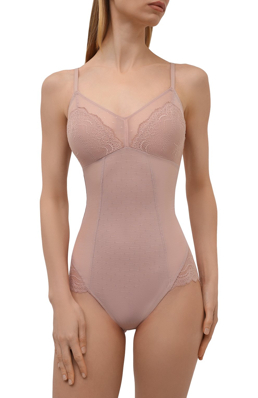 Боди SPANX бежевого цвета по цене 11350 руб., арт. 10219R, фото 2 Боди SPANX, арт. 10219R, фото 2