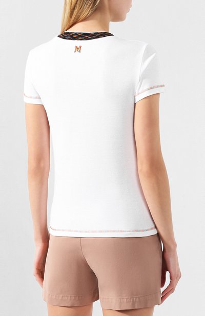 Хлопковая футболка M MISSONI, арт. 2DL00025/2J002C, фото 4