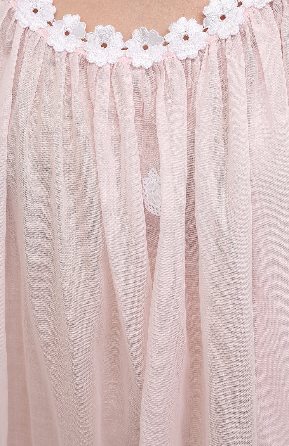 Хлопковая сорочка CELESTINE розового цвета по цене 45400 руб., арт. 10002719/CHARLYN-2 NG, фото 5 Хлопковая сорочка CELESTINE, арт. 10002719/CHARLYN-2 NG, фото 5