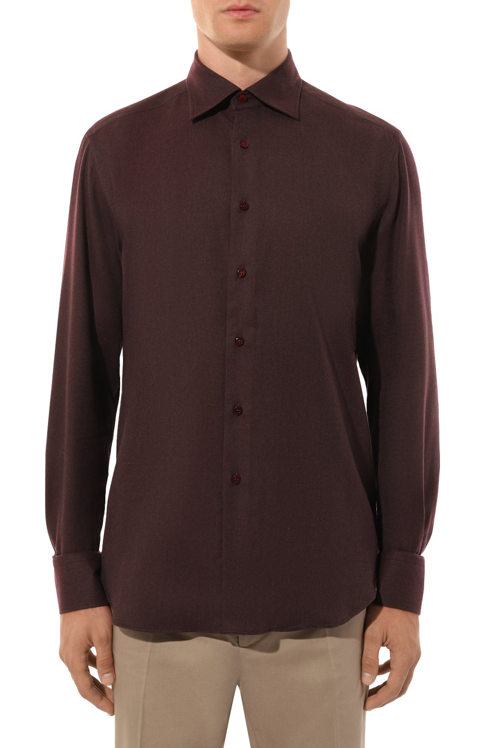 Рубашка из хлопка и лиоцелла STEFANO RICCI, арт. MC007592/BN2818, фото 3