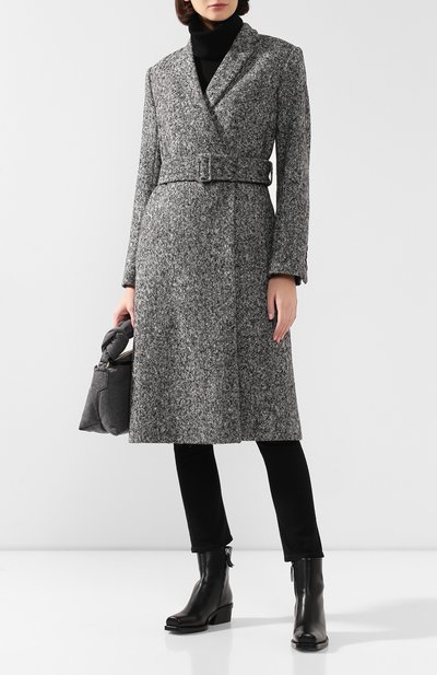 Шерстяное пальто STELLA MCCARTNEY черного цвета по цене 105500 руб., арт. 590431/SNB51, фото 2 Шерстяное пальто STELLA MCCARTNEY, арт. 590431/SNB51, фото 2