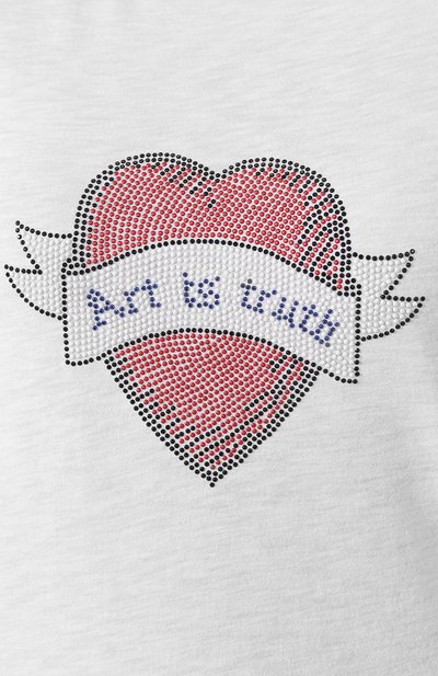 Футболка из смеси хлопка и вискозы ZADIG AND VOLTAIRE, арт. SHTS1823F, фото 5