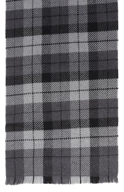 Шерстяной шарф CORNELIANI серого цвета по цене 29150 руб., арт. 26B354-2629016, фото 4 Шерстяной шарф CORNELIANI, арт. 26B354-2629016, фото 4