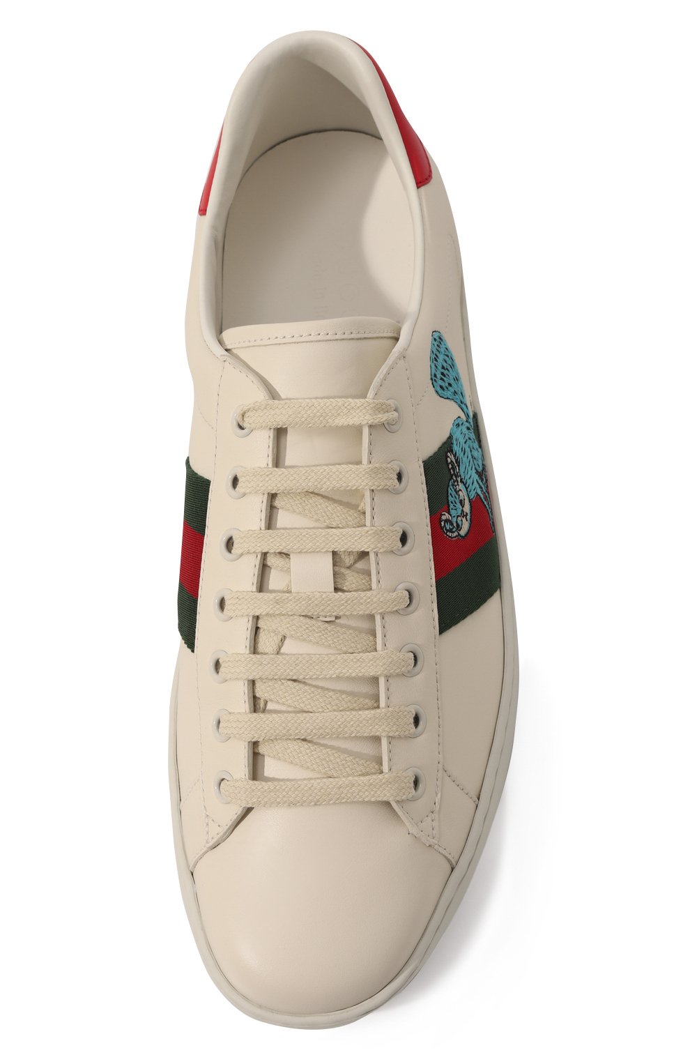 Кожаные кеды ace gucci x freya hartas GUCCI, арт. 659219 1XG60, фото 6