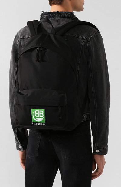 Текстильный рюкзак green logo explorer BALENCIAGA, арт. 503221/9WBB5, фото 5