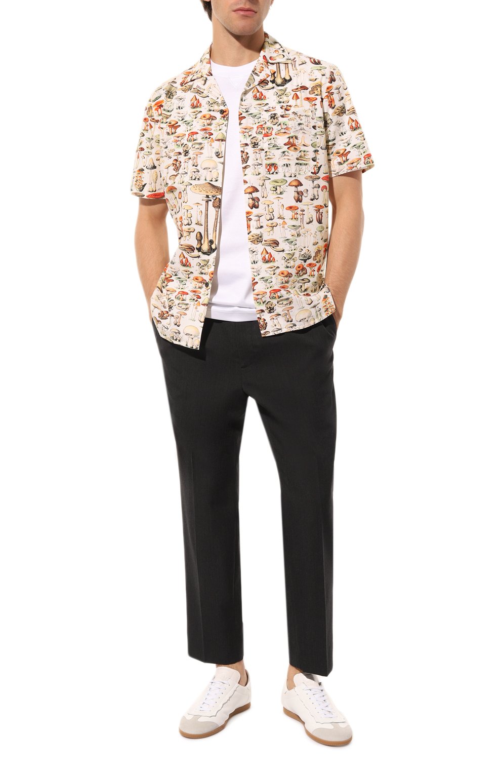 Хлопковая рубашка HUGO разноцветного цвета по цене 11640 руб., арт. 50496152, фото 2 Хлопковая рубашка HUGO, арт. 50496152, фото 2