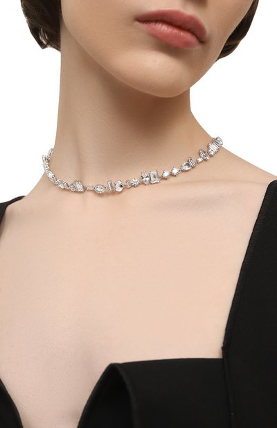 Колье gema SWAROVSKI серебряного цвета по цене 59950 руб., арт. 5639327, фото 2 Колье gema SWAROVSKI, арт. 5639327, фото 2