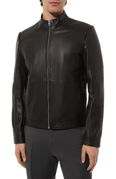 Кожаная куртка HUGO, арт. 50455293, фото 3