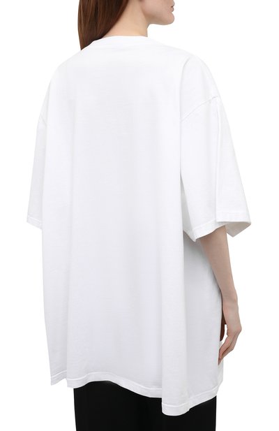 Хлопковая футболка BALENCIAGA, арт. 657059/TKV94, фото 4